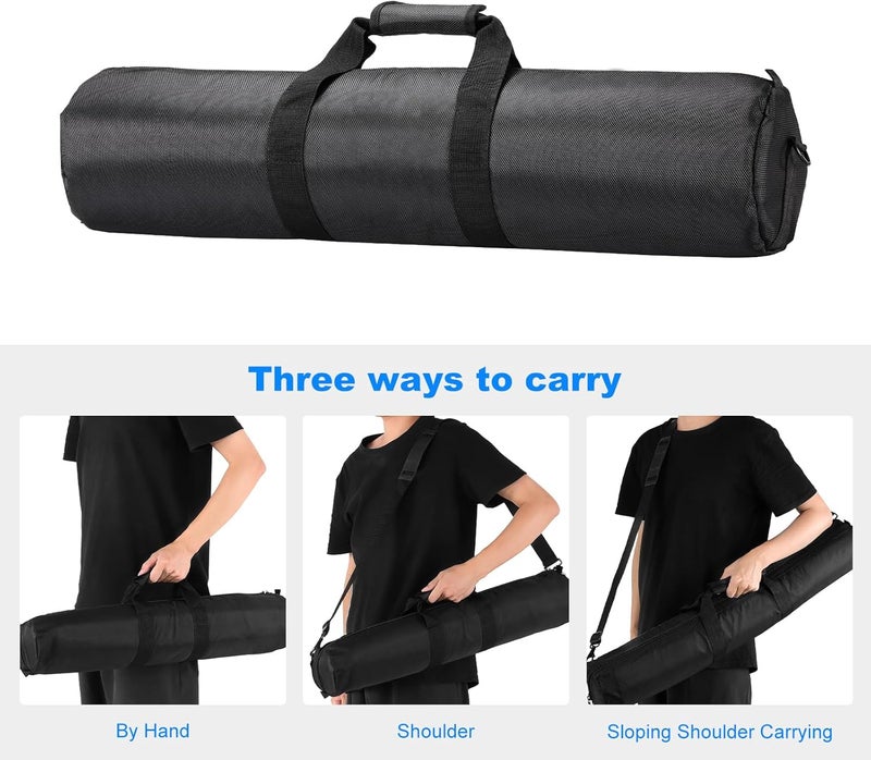 soonpho Nylon Tripod Carrying Case, Light Stand Bag with Shoulder Strap Padded for Photography Studio Flash Light Stand, Tripods, Monopods, Umbrellas, Softbox, Boom Stands, Speaker Stands (39in/100cm) - Image 2